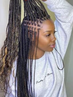 Small Knotless Braids
